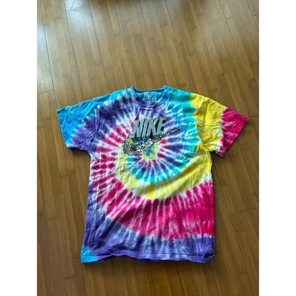 Nike Other - Nike Skeleton Basketball Tie Dye Exploration Swoosh Tee - Men's Medium